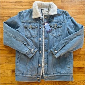 Fleece Jean Jacket
